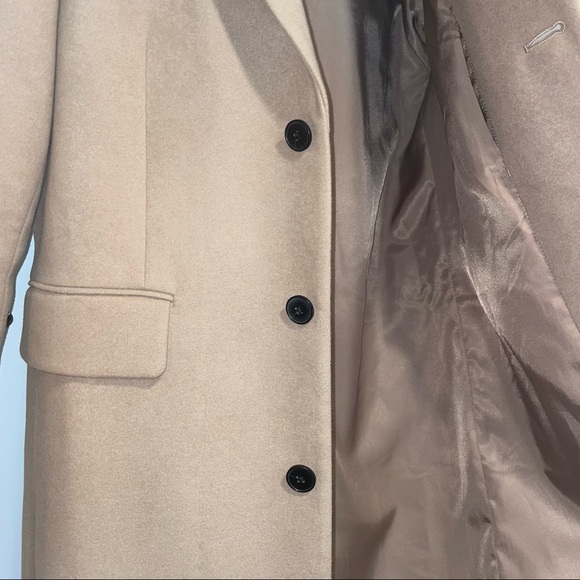 Oak + Fort camel trench coat LIKE NEW - Picture 5 of 6